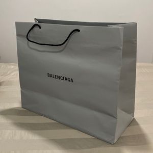 BALENCIAGA empty paper shopping bag